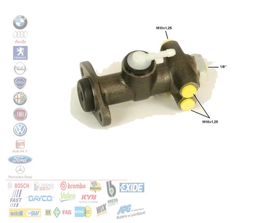 Pompa freno fiat - 500, f-l